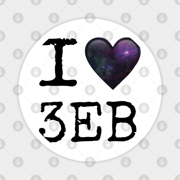 I 💜 3EB Magnet by Mishi